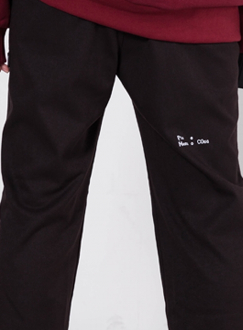 PMCO LABEL PANTS BROWN